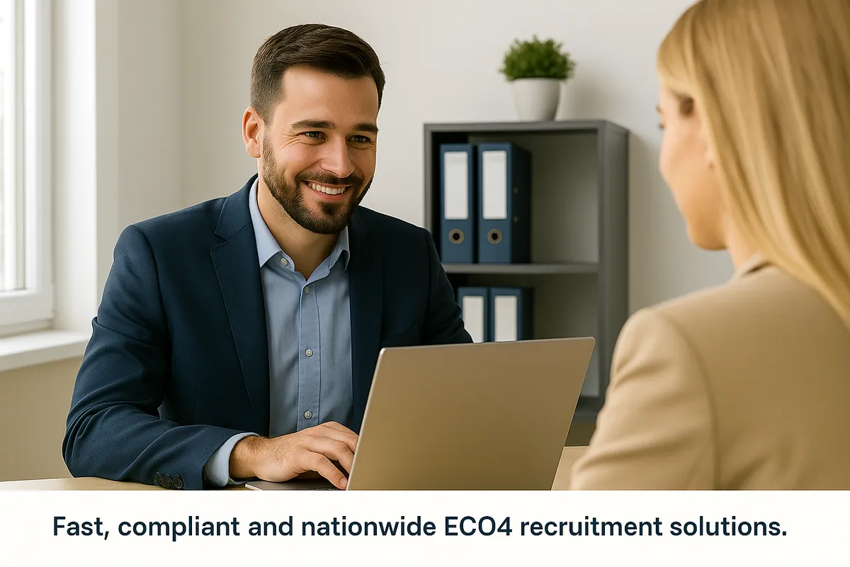 ECO4 employer team coordinating retrofit installations